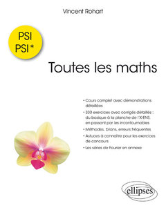 Couverture de l’ouvrage Toutes les maths en PSI-PSI*