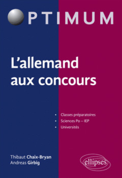 Cover of the book L'allemand aux concours