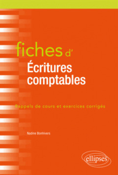 Cover of the book Fiches d'écritures comptables