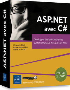 Couverture de l’ouvrage ASP.NET avec C# - Coffret de 2 livres : Développer des applications web avec le framework ASP.NET Co