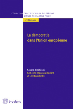 Couverture de l’ouvrage La démocratie dans l'Union européenne
