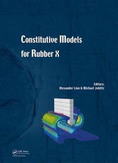 Couverture de l’ouvrage Constitutive Models for Rubber X