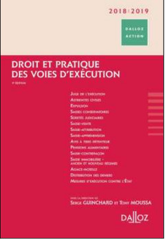 Cover of the book Droit et pratique des voies d'exécution 2018/2019
