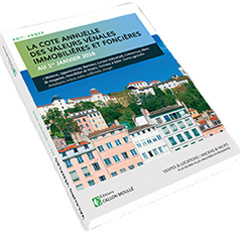 Cover of the book La cote annuelle des valeurs vénales immobilières et foncières au 1er Janvier 2018 