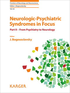 Couverture de l’ouvrage Neurologic-Psychiatric Syndromes in Focus 