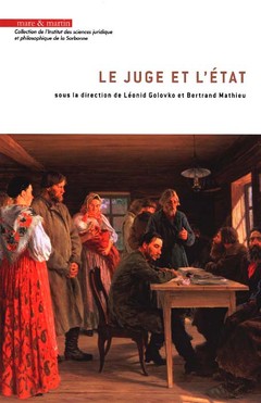 Cover of the book Le juge et l'Etat