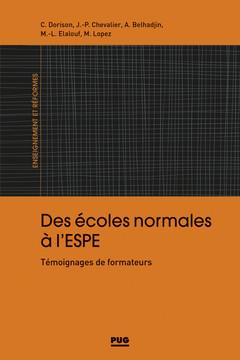 Cover of the book DES ECOLES NORMALES A L'ESPE