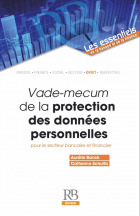 Couverture de l’ouvrage Vade-mecum de la protection des données personnelles