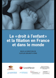 Cover of the book le droit a l enfant et la filiation en france et dans le monde