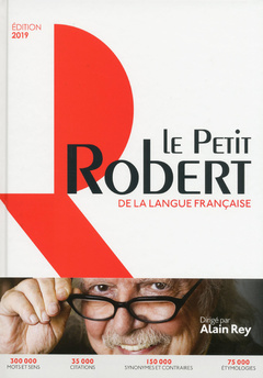 Couverture de l’ouvrage Le Petit Robert de la langue française 2019 - Grand format