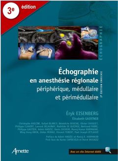 Couverture de l’ouvrage Echographie en anesthésie régionale