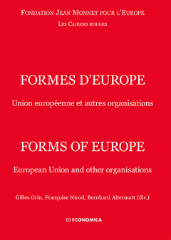 Couverture de l’ouvrage Formes d'Europe - Union européenne et autres organisations