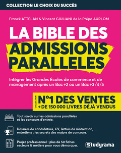 Couverture de l’ouvrage La bible des admissions parallèle