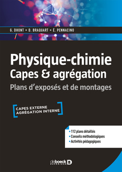Couverture de l’ouvrage Physique-chimie Capes - Agrégation