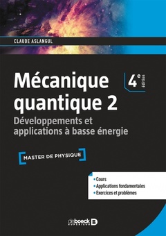 Cover of the book Mécanique quantique 2