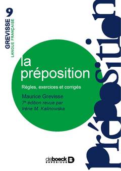 Cover of the book La préposition