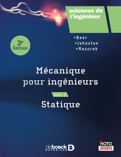 Cover of the book Mécanique pour ingénieurs Vol.1
