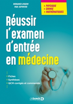 Cover of the book Réussir l'examen d'entrée en médecine