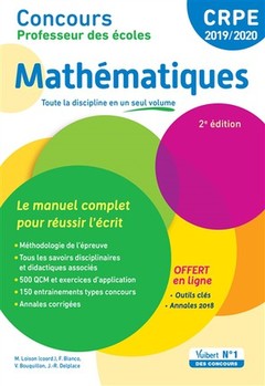 Cover of the book Concours Professeur des écoles - Mathématiques - Le manuel complet pour réussir l'écrit