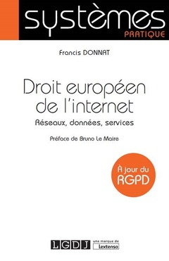 Couverture de l’ouvrage DROIT EUROPEEN DE L INTERNET