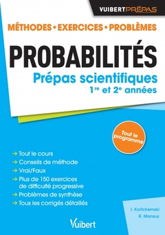 Couverture de l’ouvrage Probabilités - Classes préparatoires scientifiques