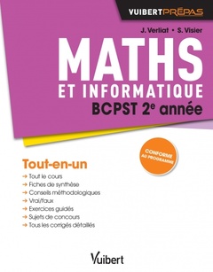 Couverture de l’ouvrage Maths BCPST 2e année