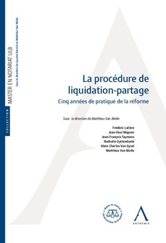Cover of the book LA PROCEDURE DE LIQUIDATION-PARTAGE