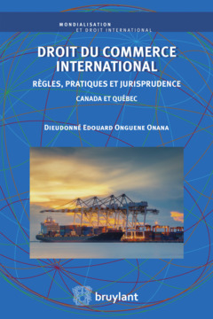 Cover of the book Droit du commerce international
