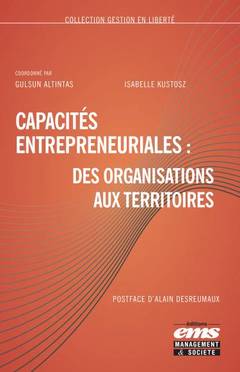 Couverture de l’ouvrage Capacités entrepreneuriales : des organisations aux territoires