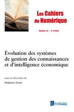 Cover of the book Les cahiers du numérique Volume 14 N° 1/Janvier-Mars 2018