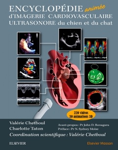 Couverture de l’ouvrage Encyclopédie animée d¿imagerie cardiovasculaire ultrasonore du chien et du chat