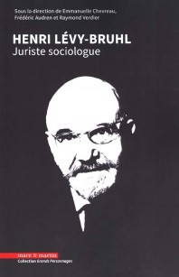 Cover of the book Henri Lévy-Bruhl juriste sociologue