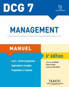Couverture de l’ouvrage DCG 7 - Management