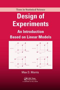 Couverture de l’ouvrage Design of Experiments