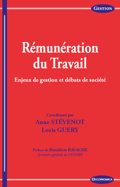 Cover of the book Rémunération du travail - enjeux de gestion et débats de société