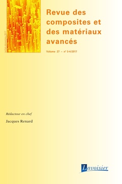 Couverture de l’ouvrage Revue des composites et des matériaux avancés Volume 27 N° 3-4_Juillet-Décembre 2017