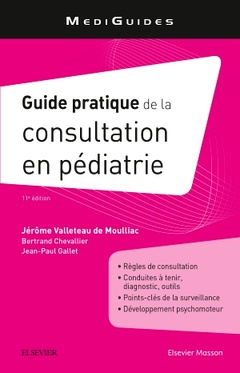 Couverture de l’ouvrage Guide pratique de la consultation en pédiatrie