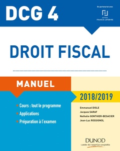 Cover of the book DCG 4 - Droit fiscal