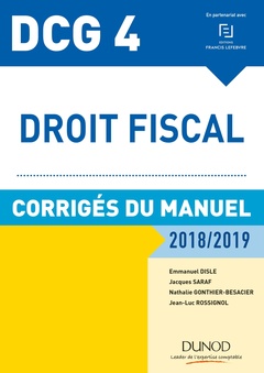 Cover of the book DCG 4 - Droit fiscal