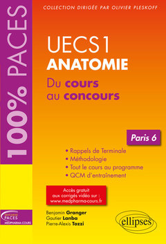 Couverture de l’ouvrage UECS1 - Anatomie (Paris 6)