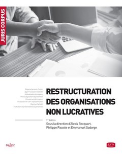 Couverture de l’ouvrage Restructuration des organisations non lucratives