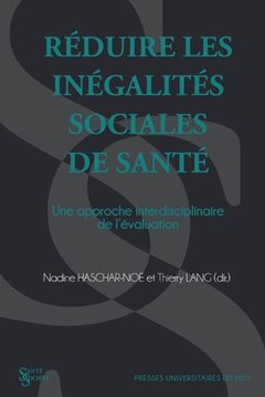 Cover of the book Réduire les inégalités sociales de santé