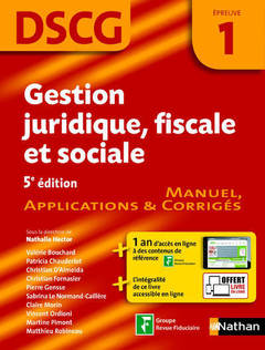 Cover of the book DSCG 1 - Gestion juridique, fiscale et sociale