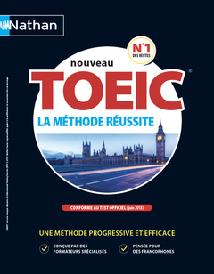Couverture de l’ouvrage Le nouveau TOEIC La méthode réussite Livre 2018