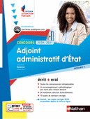 Cover of the book Concours adjoint administratif d'état - N02 Catégorie C (Intégrer la fonction publique) 2019