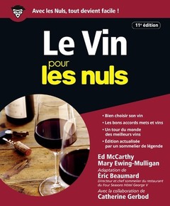 Cover of the book Le vin pour les Nuls, 11e édition