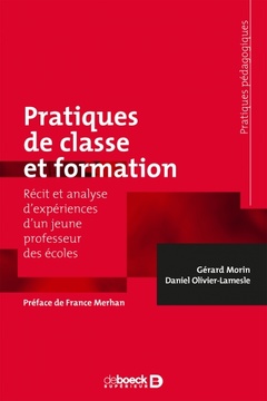 Cover of the book Pratiques de classe et formation