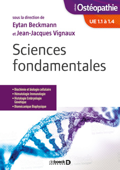 Cover of the book Sciences fondamentales