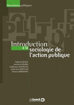 Cover of the book Introduction à la sociologie de l'action publique