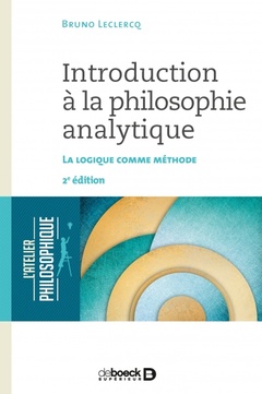 Couverture de l’ouvrage Introduction à la philosophie analytique